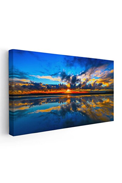 Tablou Canvas Tablou peisaj marin la apus, cod 4504