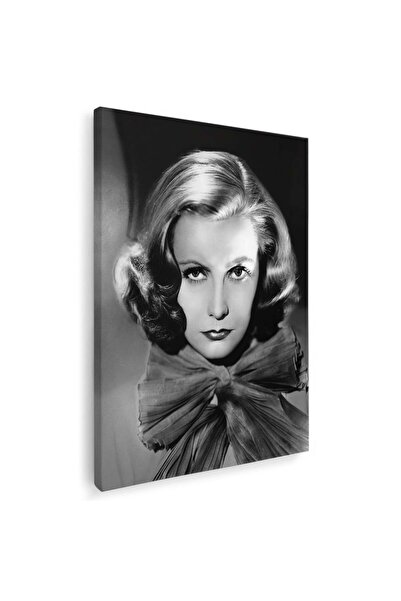 Tablou Canvas Tablou Greta Garbo actrita alb negru, cod 1517