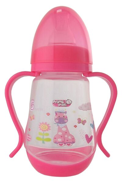 Primii Pasi Biberon cu manere 150 ml