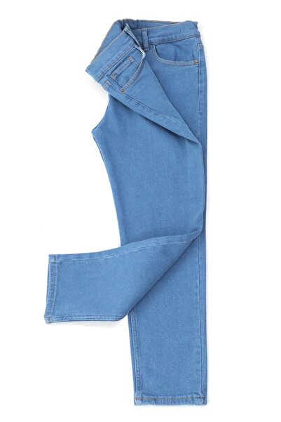 Stilova بنطلون جينز مرن للأولاد ذو جيوب وحزام خصر قابل للتعديل من الجانبين با...