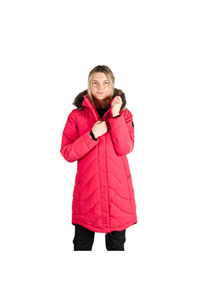 NORTHFINDER Geacă izolatoare BU-6360SP pentru femei, model lung, RAELYNN, roșie