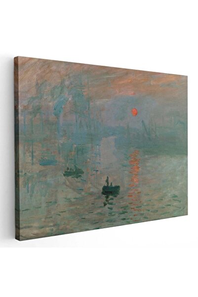 Tablou Canvas Tablou pictura Impresie Rasarit de Claude Monet, cod 2122