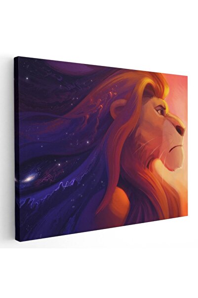 Tablou Canvas Regele Leu desene animate, cod 4925