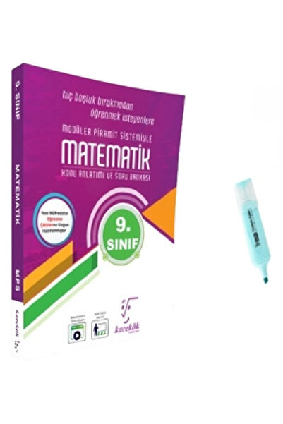 Karekök Yayınları 9.Sınıf Matematik MPS Konu Anlatımı Ve Soru Bankası (Yeni M...