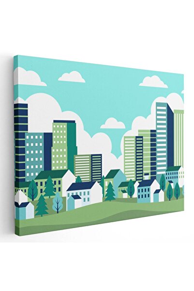 Tablou Canvas Tablou peisaj urban cladiri moderne, cod 5479