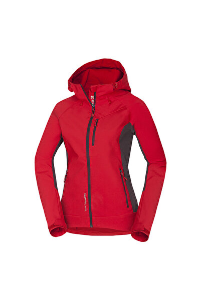 NORTHFINDER Geacă softshell pentru femei, 3L, ALISSA, roșie