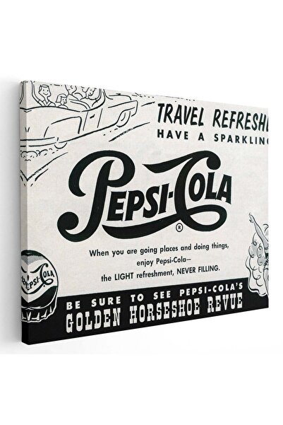 Tablou Canvas Pepsi Cola vintage, cod 4102