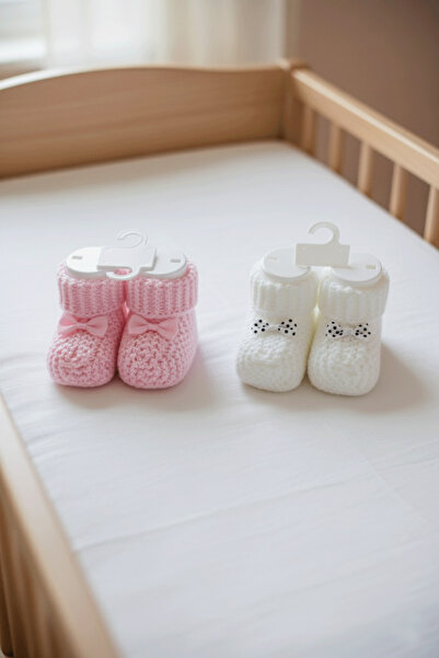 caramini حذاء | |   زوجان من الجوارب المحبوكة للأطفال على شكل فيونكة | |   طق...