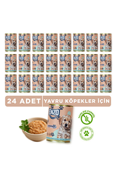 ENZO Yavru Konserve Köpek Maması 400 Gr X 24
