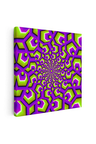 Tablou Canvas iluzie optica forme geometrice, cod 5549