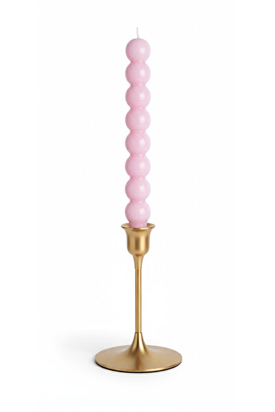 Gizemli Home Pembe Top Şamdan Mumu
