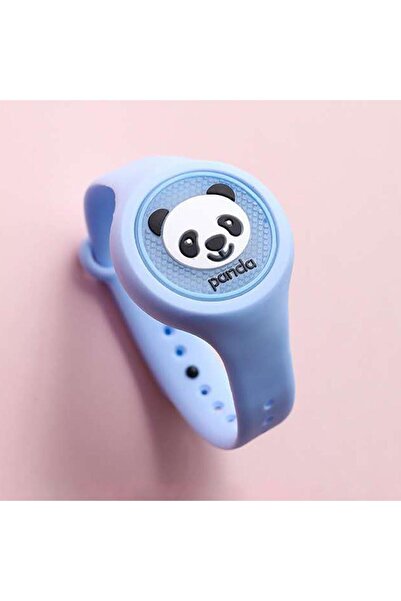 LUXER Βραχιόλι Σιλικόνης κατά των Κουνουπιών, 100% Απωθητικό, Μοντέλο - Αρκούδα Πάντα με Φωτισμό LED