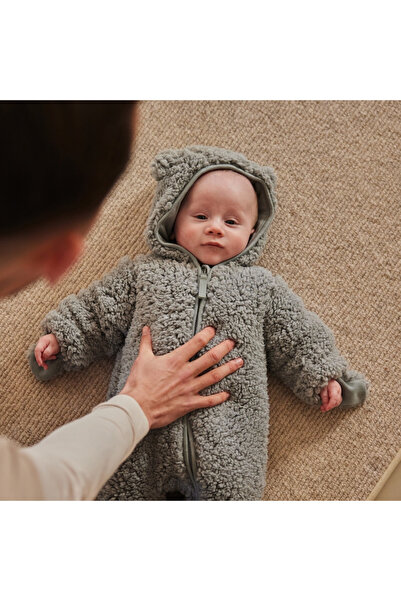 Dirkje Bramsot Baby Boys' Hoodie with Cotton Lining - Grey