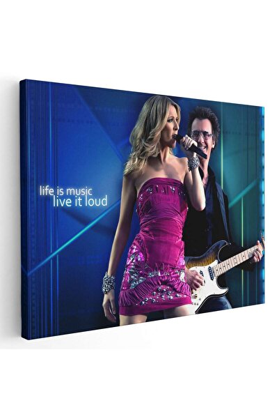 Tablou Canvas Celine Dion cantareata, cod 2418