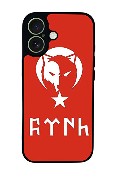 Aksel Kılıf غطاء حماية متوافق مع هاتف آيفون 17 من آبل، مطبوع، أسود غير لامع، ...