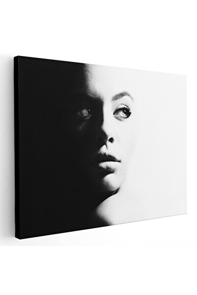 Tablou Canvas Tablou portret femeie alb negru, cod 1897