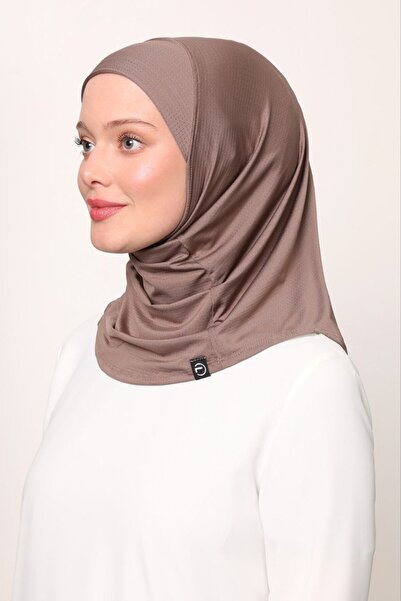 Melodi Scarf Women's Hijab Cimafit Breathable Ready-To-Wear Practical Hijab Bonnet Mink