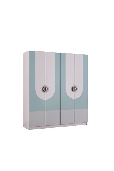 teknikgenç odası MİNT 4LÜ DOLAP