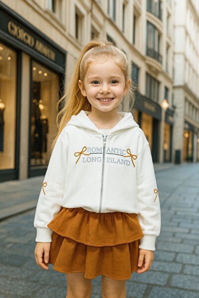 KOKOŞ BEBEK Σετ φούστας για κορίτσια με λεπτομέρεια φιόγκου - Ηλικία 2/10 - 31522