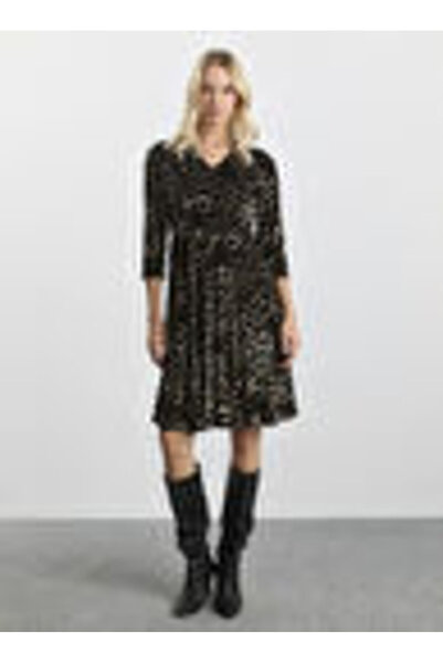 Selen Siyah Kadın Elbise 25KSL7701