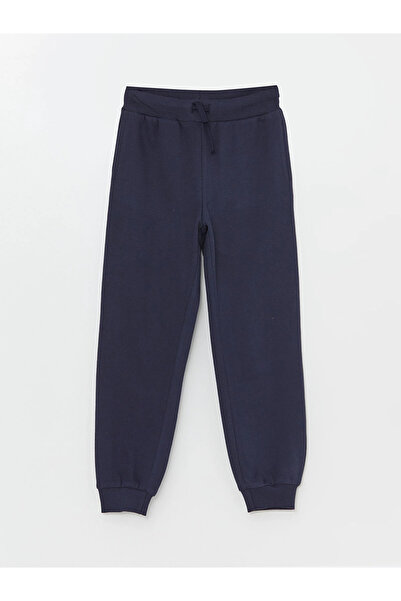LC Waikiki Pantaloni de sport pentru fete LCW Kids bleumarin cu talie elastică