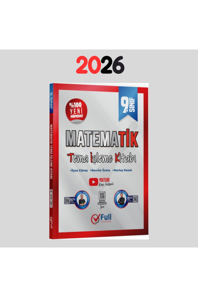 Full Matematik Yayınları 2026 Full Matematik 9. Sınıf Matematik Tema İşleme K...