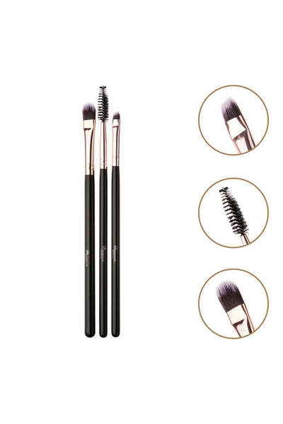 Oranjollie Set of 3 make-up brushes M778 - multicolor, Not dangerous