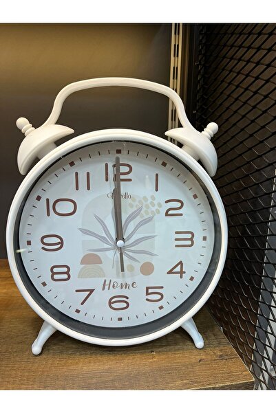 Revello DUVAR SAATİ BEYAZ RENK MASA SAATİ ÜCRETSİZ KARGO
