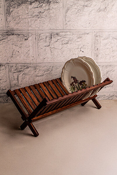 Snippy Rack - Ahşap Katlanabilir Tabaklık Bulaşıklık