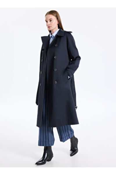 Lauren Ralph Lauren Lacivert Kadın Standart Trençkot 297951259