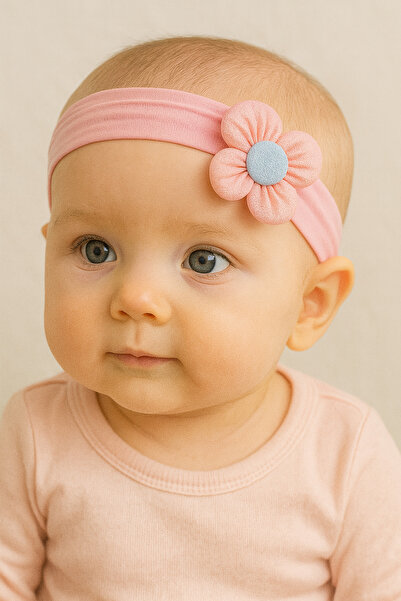 MakeWell Bandă de păr pentru copii cu design cu flori de margaretă