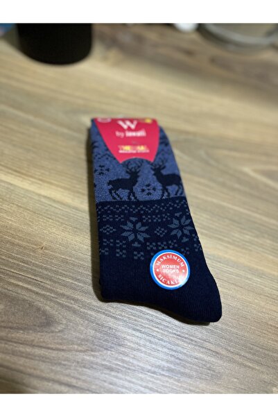 BY JAWALLİ SOCKS Дамски термо чорапи с коледни мотиви