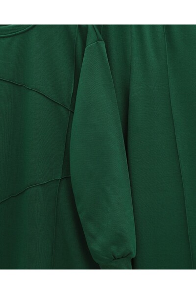 Modamorfo Two-Thread Cotton Pants and Combed Cotton Suit - Emerald