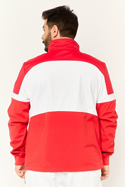 Scuderia Ferrari Men Sportswear Fit Brand Logo Training Jacket, Red/White