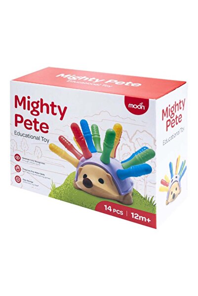 Moon Mighty Pete Educational Hedgehog Sorting & Stacking Toy – 14 PCS – 12m+