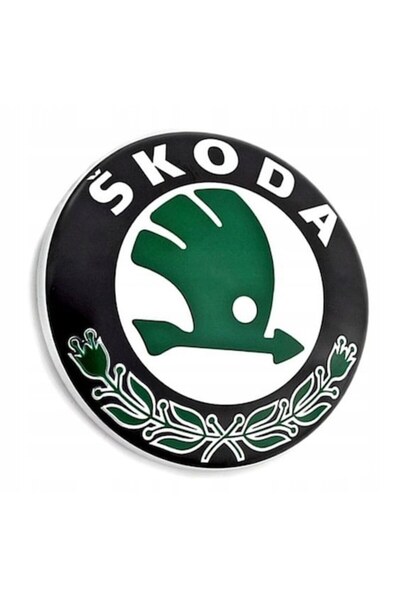 LinePartsBim Emblemă autocolantă față 79mm pentru Skoda Octavia, Rapid, Fabia...
