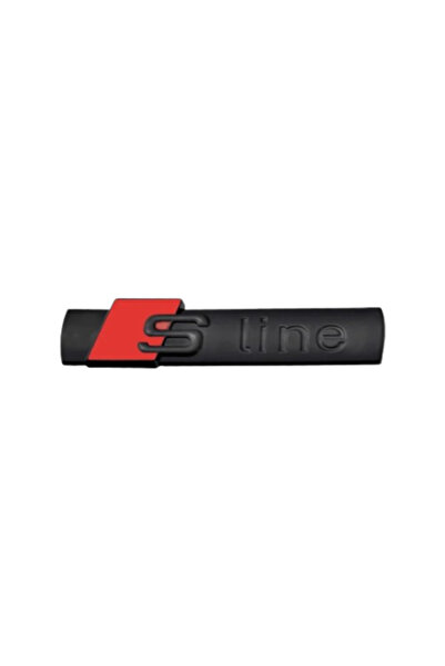 LinePartsBim Metal Emblem with Sline Logo for Fender Compatible with AUDI, Ma...