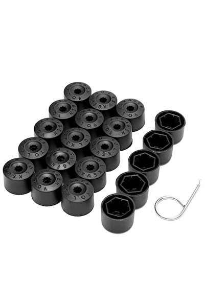 LinePartsBim Set 20 capace piulițe roată 17 mm + cheie de demontare, compatib...