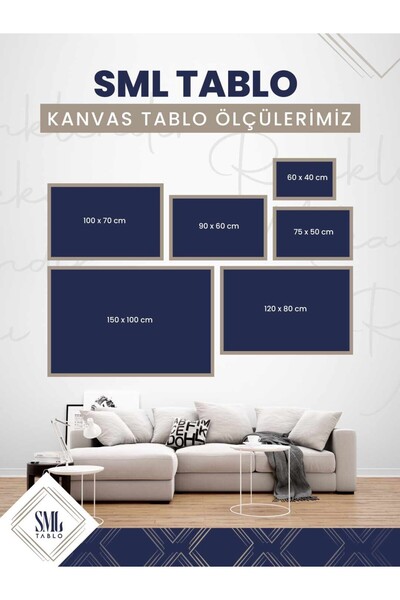 SML TABLO Raffaello Atina Okulu Tablosu Rönesans Antik Yunan Mitolojisi Çerçeveli Yatay Kanvas Tablo