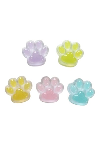 LinePartsBim Set 12 ace fosforescente detașabile pentru saboți cu modele de l...