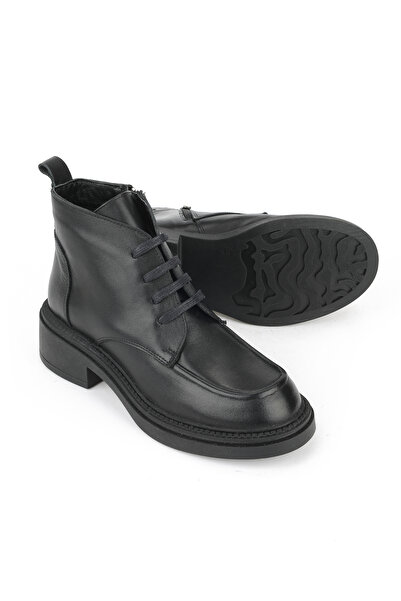 Ziya , Kadın Hakiki Deri Bot 1531022Z7646 Siyah