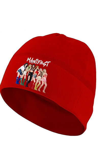 lovver manifest grub tasarım kışlık kırmızı polar bere