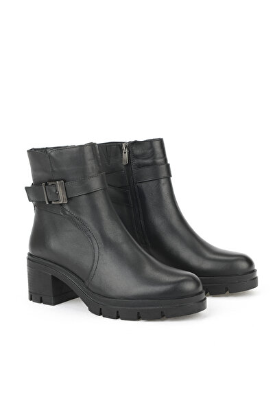 Ziya , Γυναικείες Μπότες Γνήσιο Δερμάτινο 1531022Z7694 Μαύρο