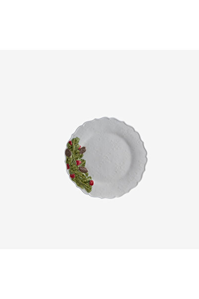 Bordallo Pinheiro Garland White Ceramic Dinner Plate 29.5 cm