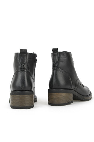 Ziya , Γυναικείες Μπότες Γνήσιο Δερμάτινο 1531020Z2327 Μαύρο