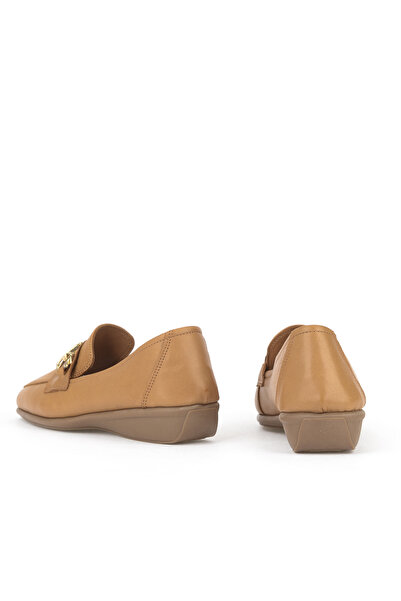 Ziya , Women's Genuine Leather Shoes 1531050Z26142202K Tan