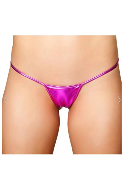 Comtura Dodes Tegan Великий розмір Фантазія Рожевий Ламе Стрінг - Танга TG271287-B