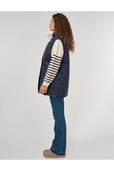 Kayra Dik Yaka Şişme Yelek Lacivert