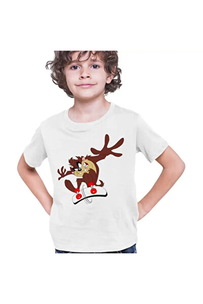 OEM Tricou Copii Baieti Taz Skateboard Diavol Tasmanian