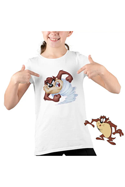 OEM Tricou Copii Fete Taz Tornada Diavol Tasmanian